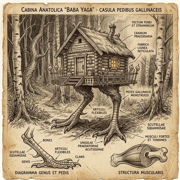 Baba Yaga: The Iron-Toothed Witch of the Woods