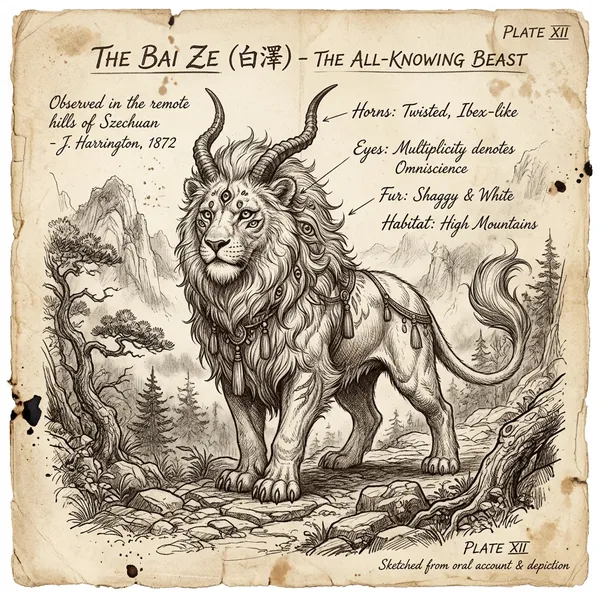 Bai Ze: The All-Knowing Beast of Legends