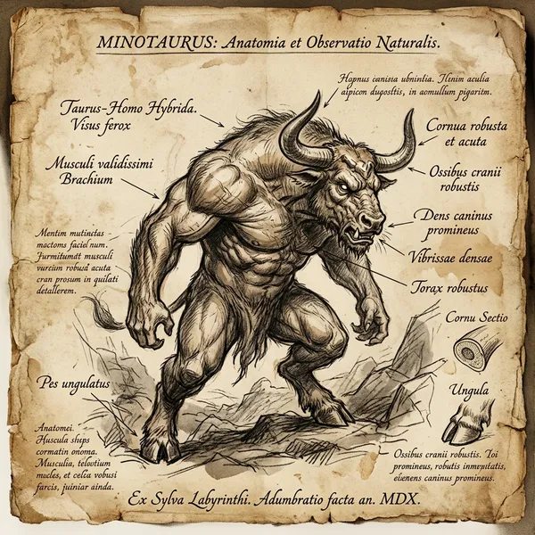 The Minotaur: Echoes in the Labyrinth