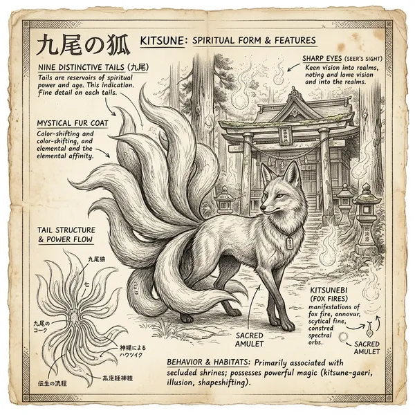 The Kitsune: Trickster Spirits of the Fox Fire