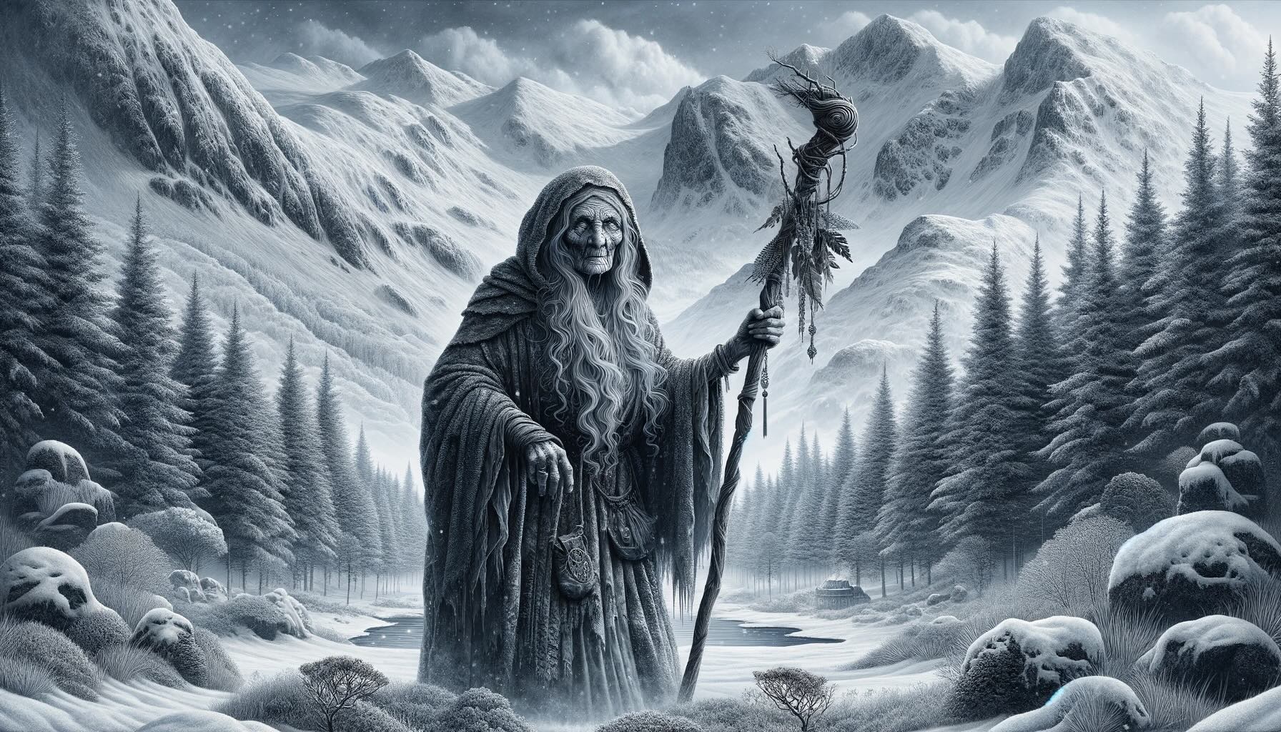A Day in the Life of The Cailleach: Scotland’s Winter Guardian